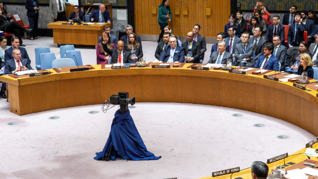 美关键1票否决安理会决议案阻巴勒斯坦加入联合国