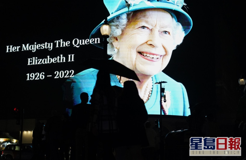 英女皇於英國時間8日離世，享年96歲。AP圖片