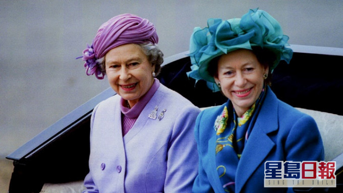 在英女皇至親當中，親妹瑪嘉烈公主最得寵愛。AP資料圖片