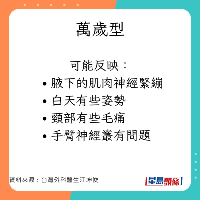 外科醫生江坤俊分享3種常見錯誤睡姿。