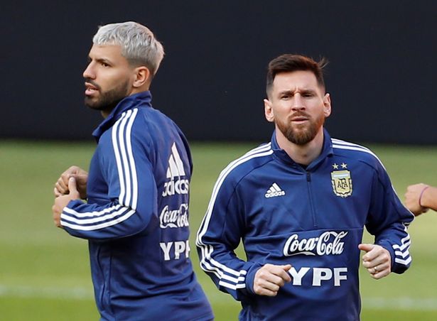Aguero and Messi are currently away together at the Copa America