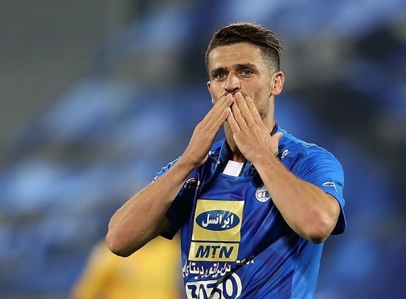 Ghafouri, a right back for Tehran football team Esteghlal, has 730,000 Instagram followers