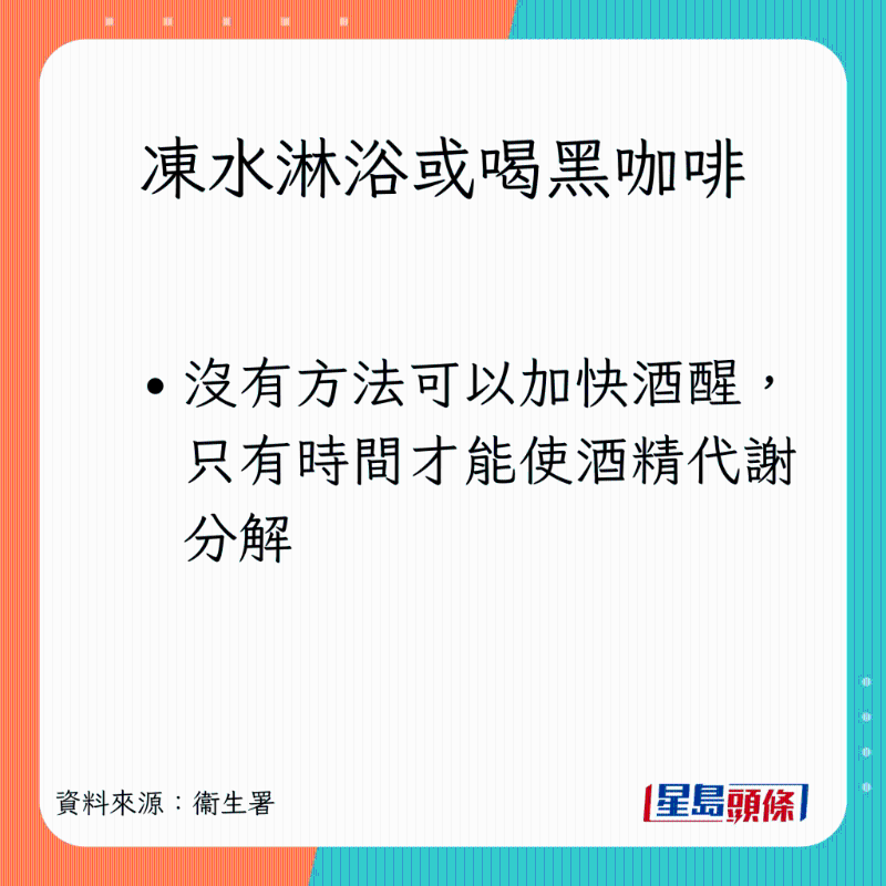  凍水淋浴或喝黑咖啡可加快酒醒？