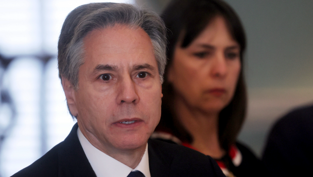 布林肯(Antony Blinken)將於2月5至6日前往北京訪問,並將與新上任的中國外交部長秦剛會談。(圖/美聯社)