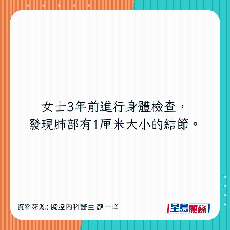 胸腔内科医生苏一峰分享肺癌病人情况