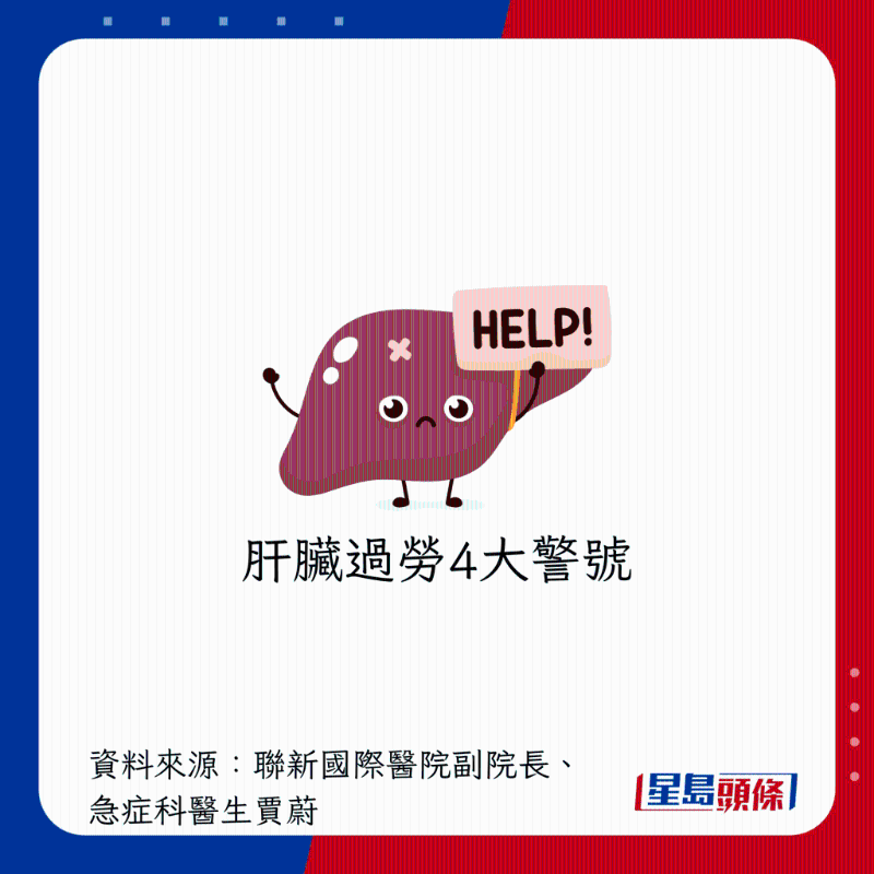 肝脏过劳4大警号