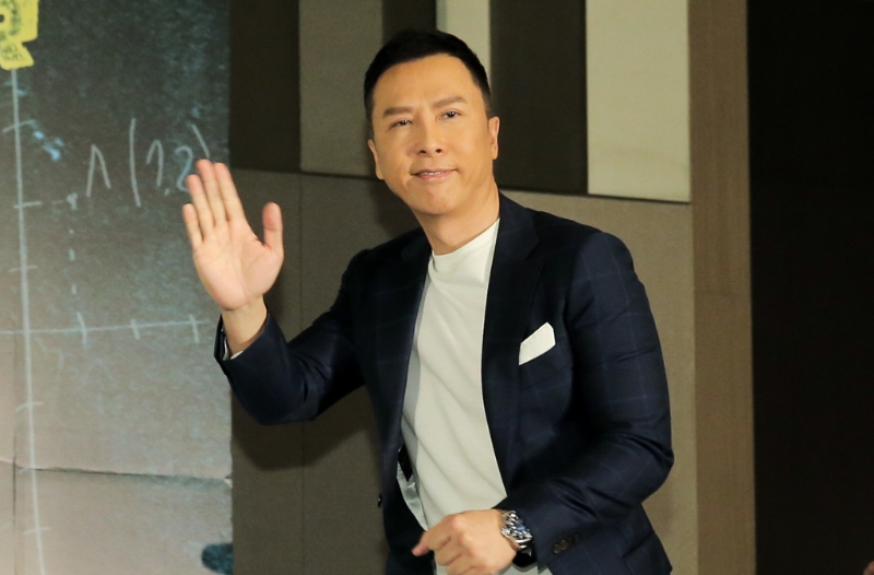 甄子丹近日接受採訪宣傳新戲《捍衛任務 4》。(圖/中時資料照)