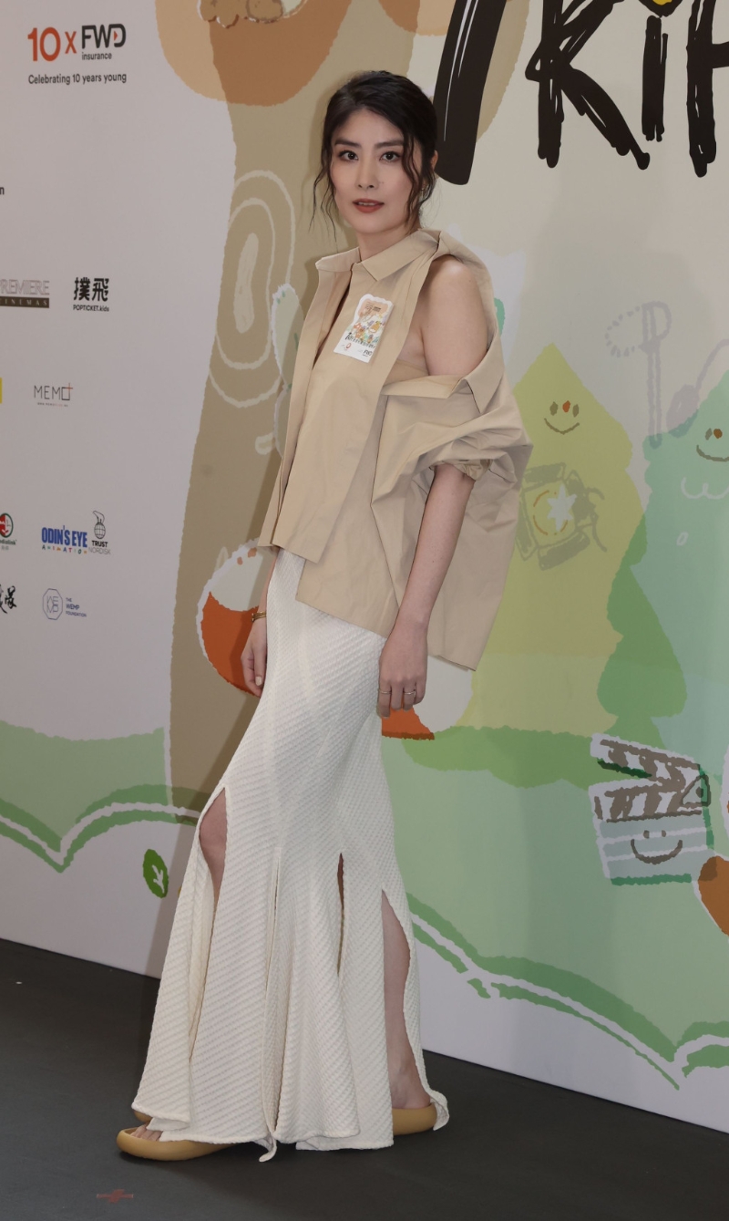 陈慧琳昨日以“电影节大使”身份出席“第七届香港儿童国际电影节”。