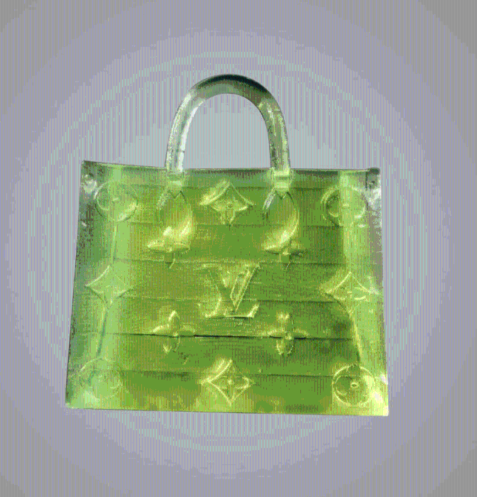 全球最细LV手袋呈萤光绿外观 全球最细LV手袋呈萤光绿外观