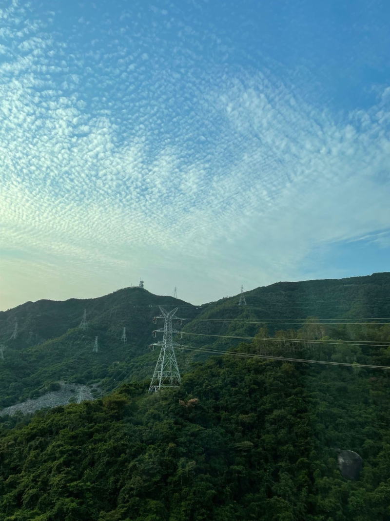 天文台指“鱼鳞天”为高空“卷积云”。 读者提供