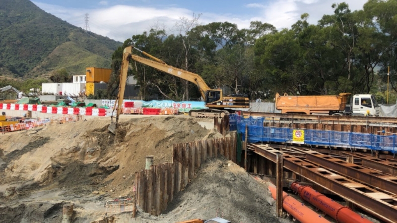 沙头角污水处理厂地盘 沙头角污水处理厂地盘