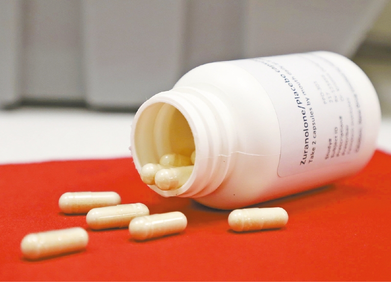 Zuranolone由麻省的Sage Therapeutics公司开发,与百健生物科技公司合作生产。 范斯坦研究所图片 Zuranolone由麻省的Sage Therapeutics公司开发,与百健生物科技公司合作生产。 范斯坦研究所图片