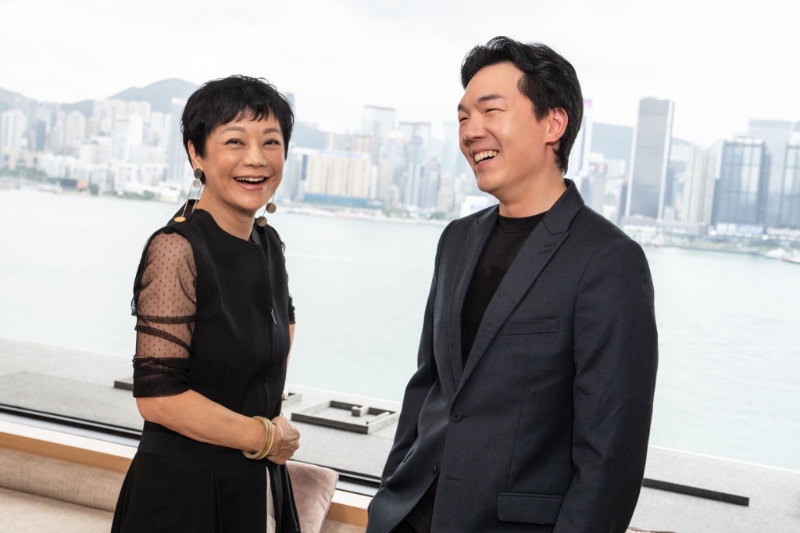 张艾嘉与廖国敏对是次合作演出充满期待。 张艾嘉与廖国敏对是次合作演出充满期待。