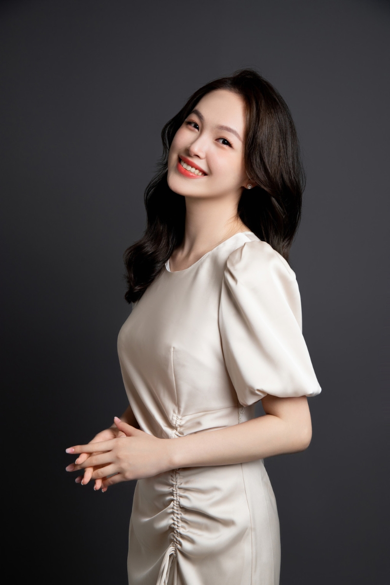 女高音张瀞丹。 女高音张瀞丹。