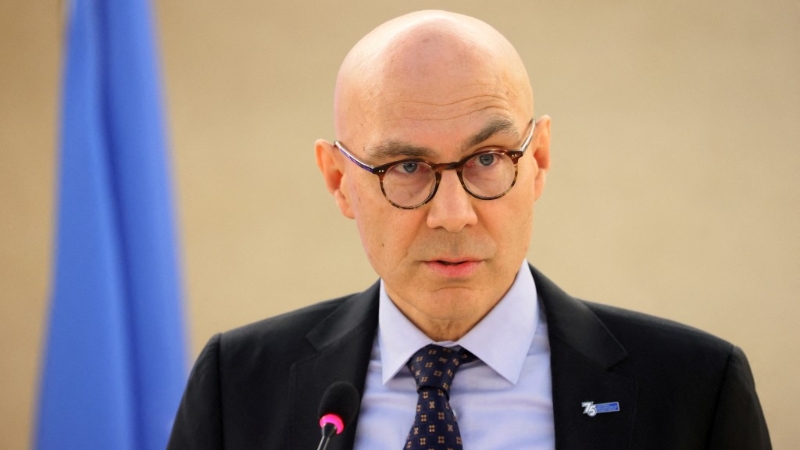 联合国人权事务负责人特克(Volker Turk)。 路透社 联合国人权事务负责人特克(Volker Turk)。 路透社