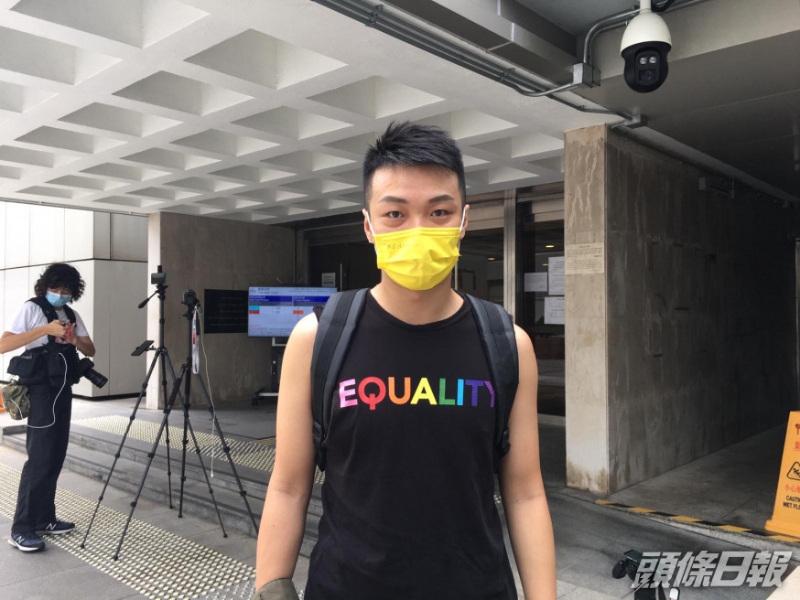 民阵前召集人、彩虹行动成员岑子杰。 民阵前召集人、彩虹行动成员岑子杰。