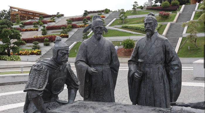 位于珠海桂山岛的文天祥广场。