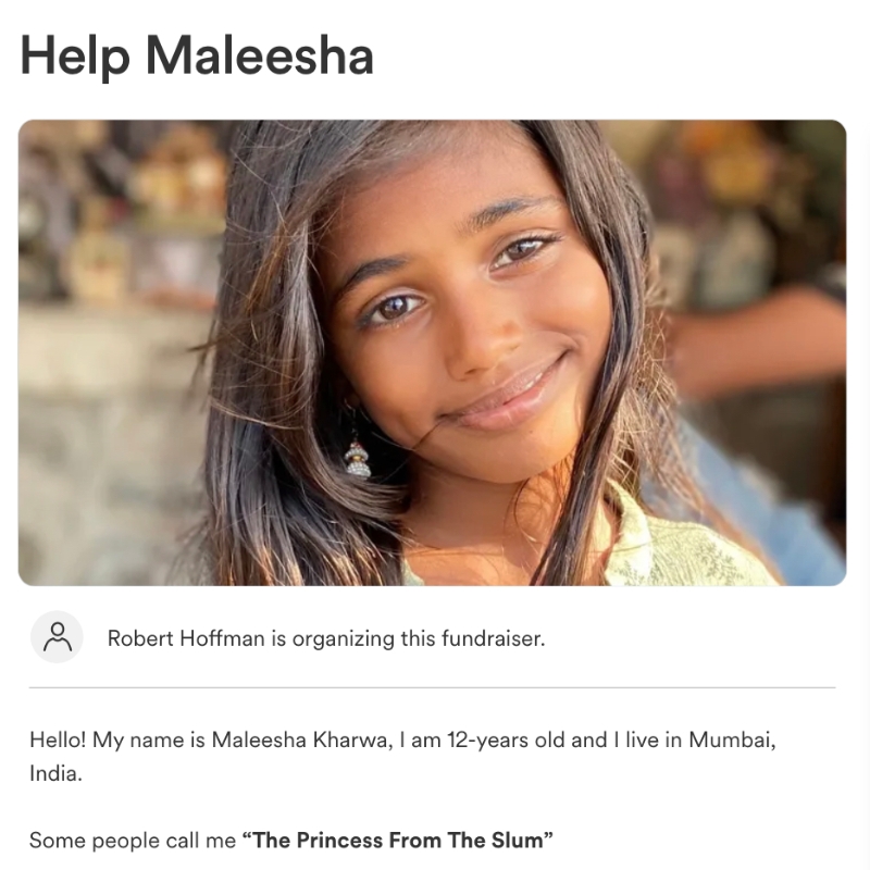 霍夫曼替马莱莎设Go Fund Me筹款及寻找机会。 霍夫曼替马莱莎设Go Fund Me筹款及寻找机会。