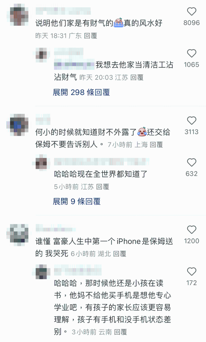 网民一致认为何家风水好。