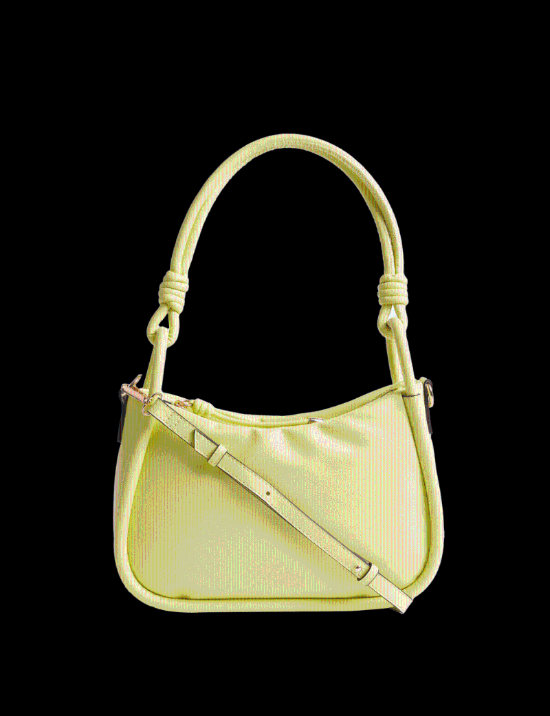 青柠绿色人造皮革顶部手柄手袋、$449、Marks & Spencer,配可拆除式肩带。 青柠绿色人造皮革顶部手柄手袋、$449、Marks & Spencer,配可拆除式肩带。