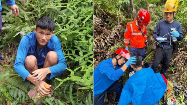 消防：曾宪哲位置与主要山路距百米，信息缺乏地势险要成最大困难