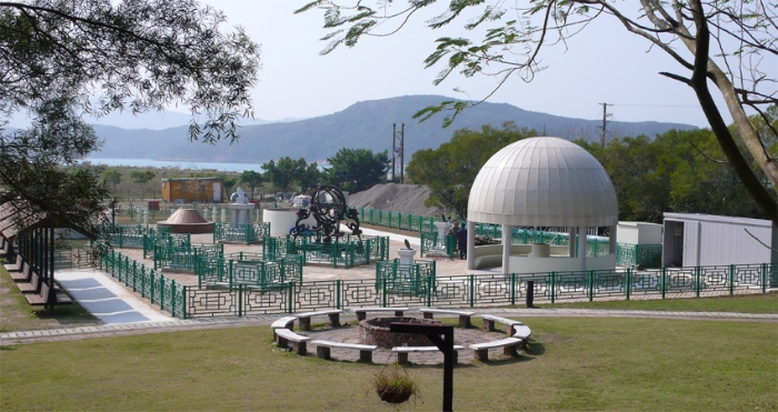 西贡万宜水库西坝的天文公园。 西贡万宜水库西坝的天文公园。