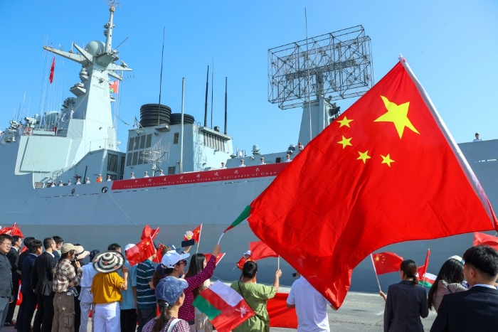 44护航编队到访阿曼。 44护航编队到访阿曼。