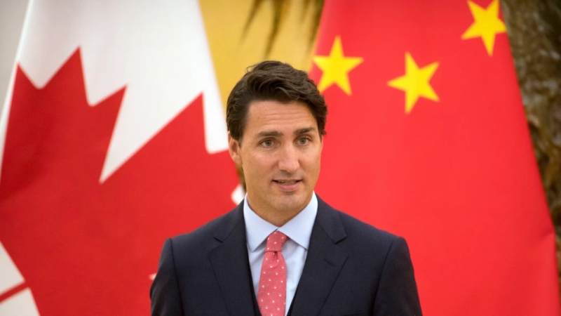 加拿大指控中国用水军在网络用假讯息攻击加拿大总理特鲁多。 美联社