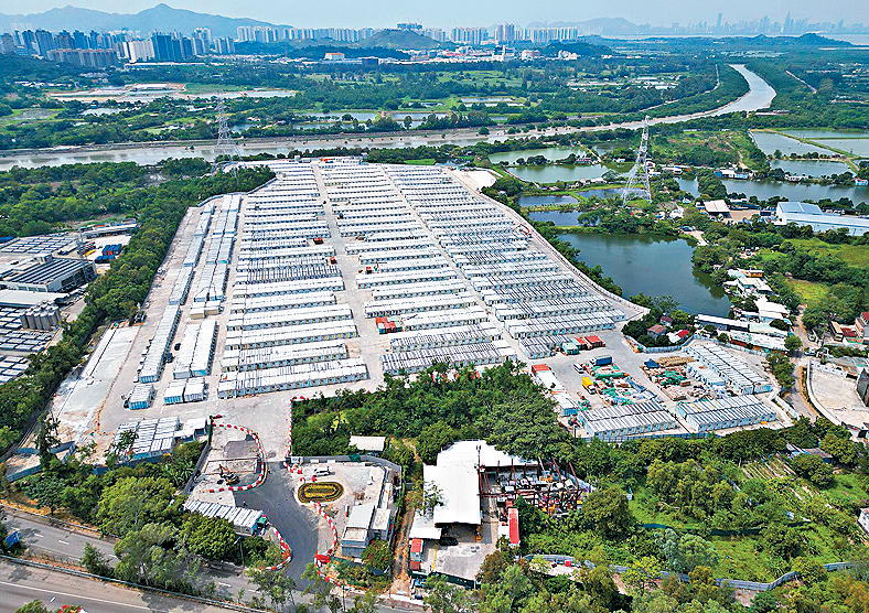 元朗潭尾输入劳工宿舍月内启用。 元朗潭尾输入劳工宿舍月内启用。