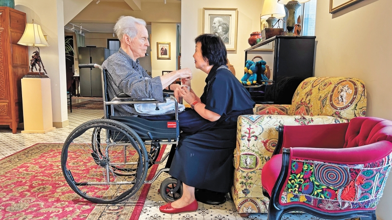 陪伴哈维走完生命最后一公里。图维波楼 陪伴哈维走完生命最后一公里。图维波楼