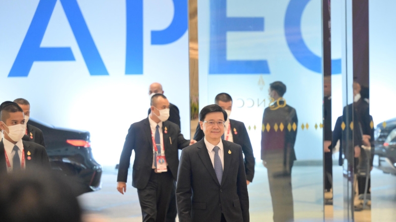 李家超去年出席泰国APEC。 政府新闻处