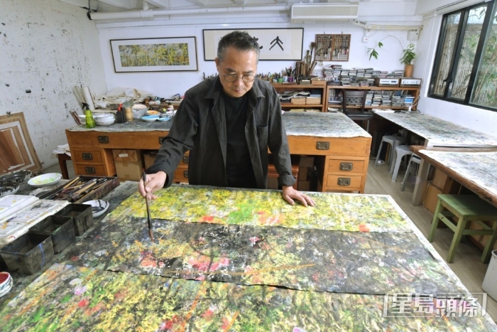 当代水墨画大师林天行独创“天行荷” 当代水墨画大师林天行独创“天行荷”