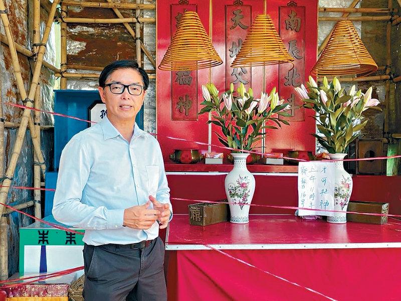 香港潮属社团总会常务会董胡炎松认为计划“来得合时”。 香港潮属社团总会常务会董胡炎松认为计划“来得合时”。