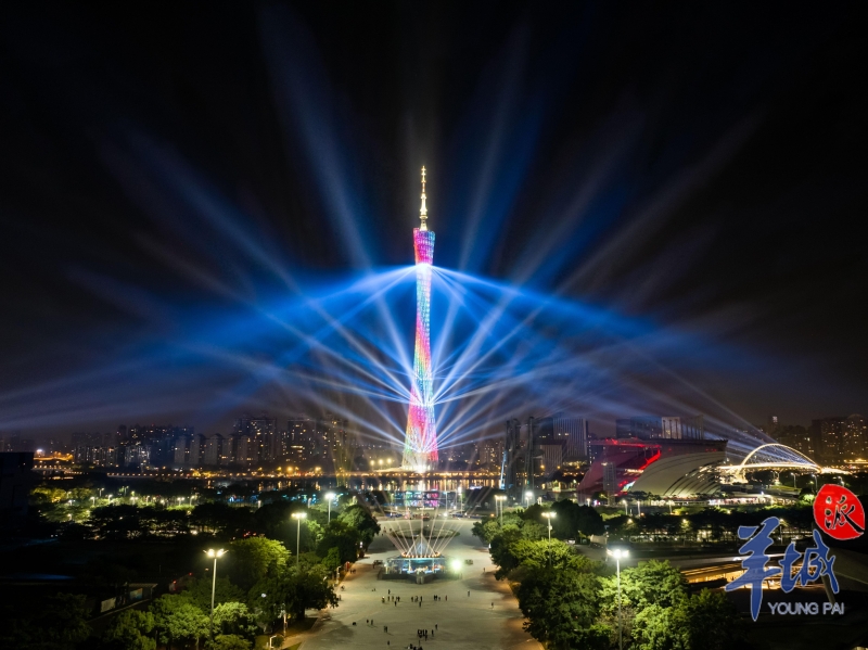 广州塔灯光节 广州塔灯光节