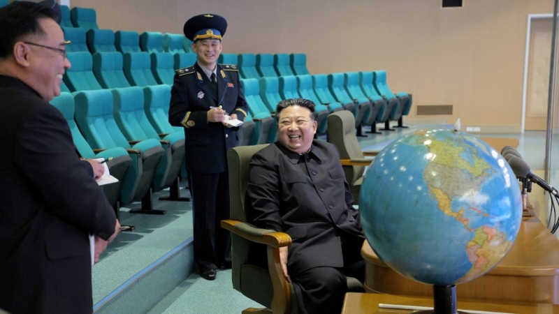金正恩指，朝鲜成功发射军事侦察卫星，划时代地提升朝鲜的战争遏制力。 路透社