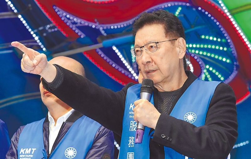 国民党副领导人候选人赵少康。