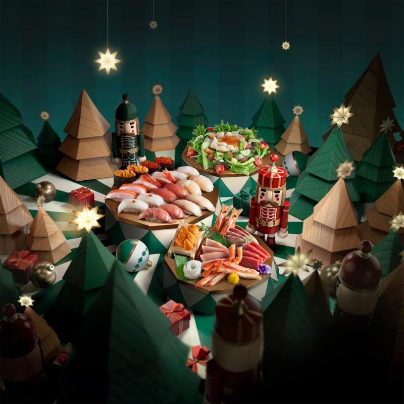 千两在家享受寿司盛宴 千两在家享受寿司盛宴