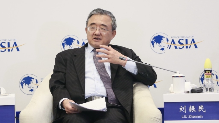刘振民在博鳌2023“重塑全球化”分论坛上发言。
