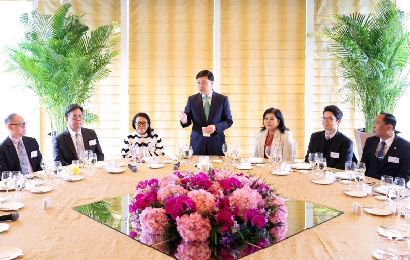 李家超希望例行举行午餐会，以巩固香港与东盟的关系。