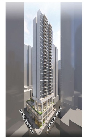 该项目拟发展为一幢楼高30层、不多于119.9米的商住大厦