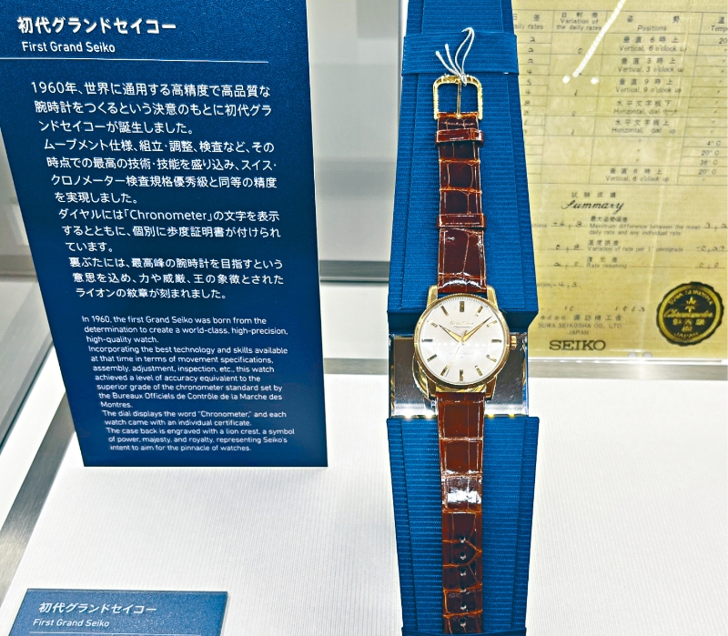 N. 1960年面世的首枚Grand Seiko腕表。