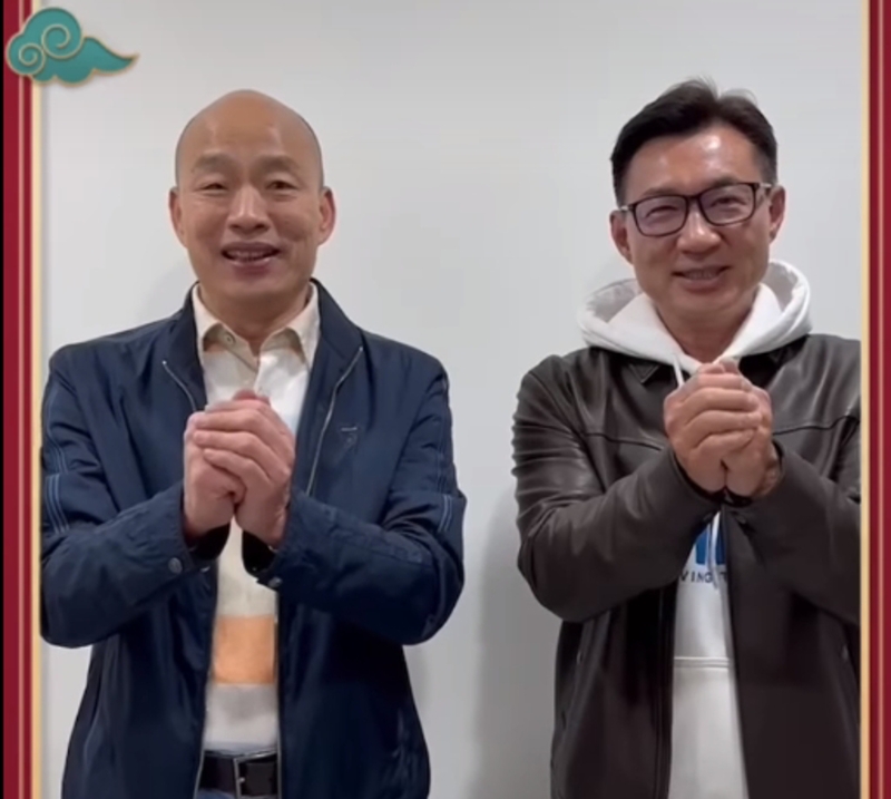 韩国瑜(左)、江启臣(右) 韩国瑜(左)、江启臣(右)