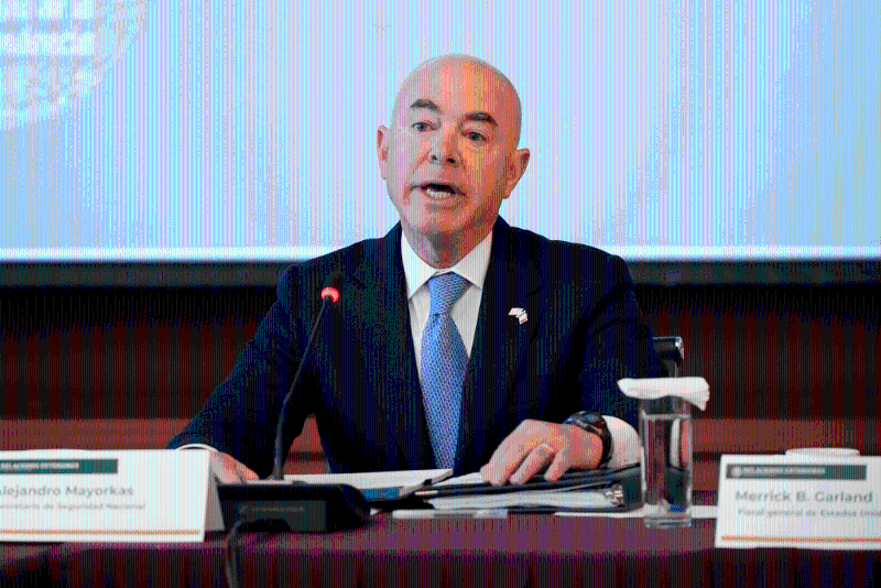 美国国土安全部部长马约卡斯(Alejandro Mayorkas)。 路透社 美国国土安全部部长马约卡斯(Alejandro Mayorkas)。 路透社