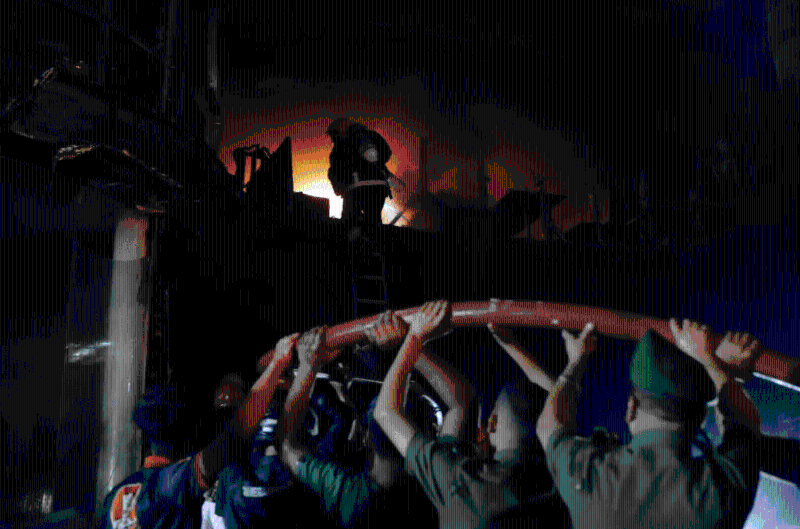 孟加拉首都商厦大火
