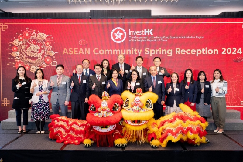 投资推广署29日举办新春酒会答谢东南亚国家联盟商界的支持。
