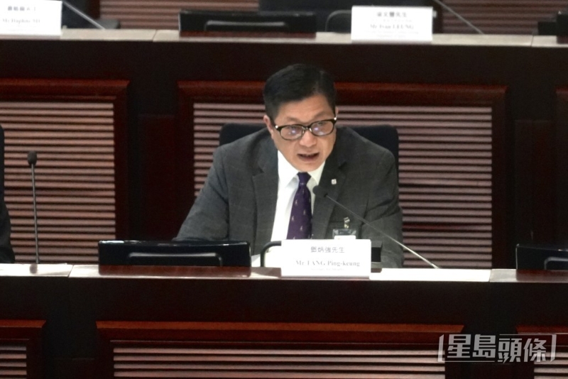 保安局局长邓炳强。 保安局局长邓炳强。