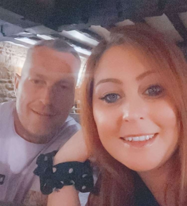 科尔斯与未婚夫。 科尔斯与未婚夫。