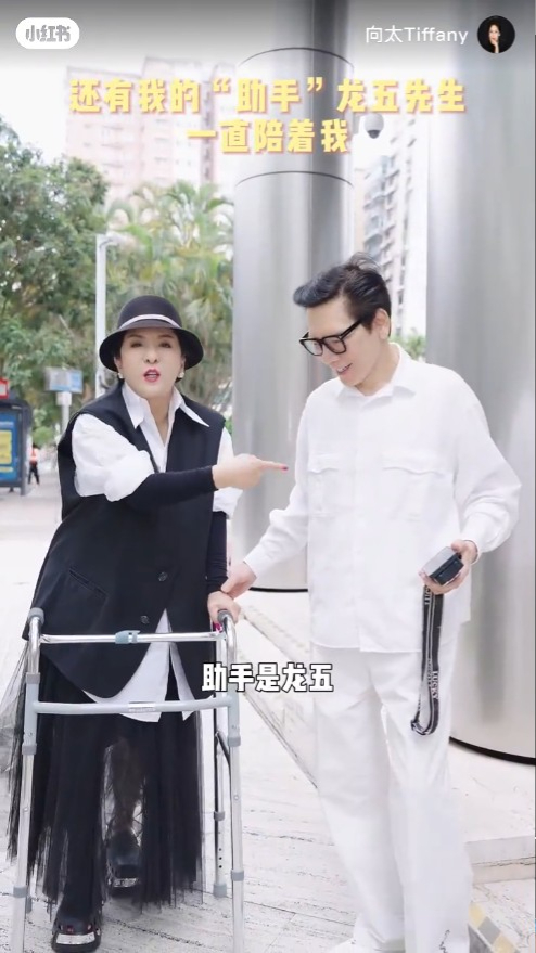 而老公向华强一直陪伴在旁。 而老公向华强一直陪伴在旁。