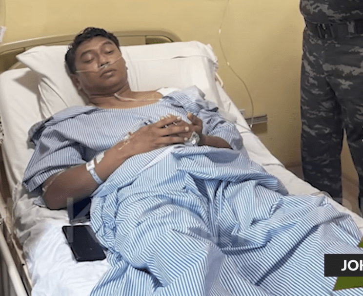 腹部中枪警员仍在留医 腹部中枪警员仍在留医