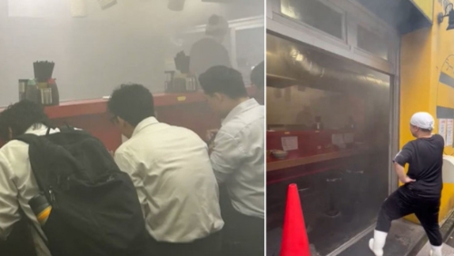 火警发生期间未有疏散食客 火警发生期间未有疏散食客